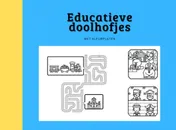 Omslag van Educatieve doolhofjes voor kinderen