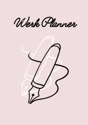 Omslag van Werkplanner - To Do Planner - A4 ongedateerd Pink.