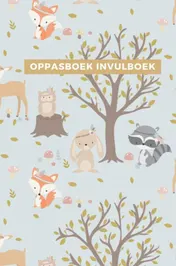 Omslag van Oppasboek invulboek