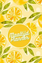 Omslag van Maaltijdplanner - Boodschappenlijst en menuplanner