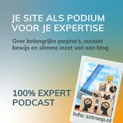 Omslag van Je site als podium voor je expertise