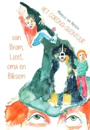 Omslag van Het corona-avontuur van Bram, Lizet, oma en Bliksem