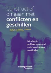 Omslag van Constructief omgaan met conflicten en geschillen