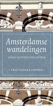 Omslag van Amsterdamse wandelingen langs historische gevels