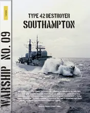 Omslag van Type 42 destroyer Southampton