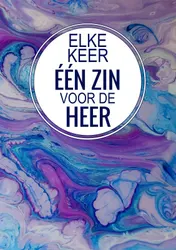 Omslag van Bijbels Dagboek / Dankbaarheidsdagboek - Elke Keer, Eén Zin voor de Heer