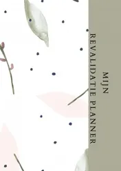 Omslag van Revalidatie Planner - Dagplanner - Therapie planner - A4.
