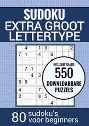 Omslag van Boek Cadeau - Sudoku Makkelijk - Puzzelboek voor Ouderen, Senioren, Opa en Oma en Slechtzienden: Grootletter Type XL/XXL