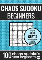 Omslag van Sudoku Makkelijk: CHAOS SUDOKU - nr. 2 - Puzzelboek met 100 Makkelijke Puzzels voor Volwassenen en Ouderen