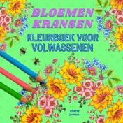 Omslag van Bloemenkransen kleurboek voor volwassenen