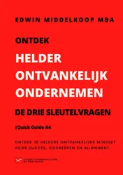 Omslag van De Drie Sleutelvragen | Quick Guide A4