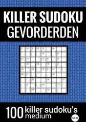 Omslag van KILLER SUDOKU - Medium - NR.22 - Puzzelboek met 100 Puzzels voor Gevorderden