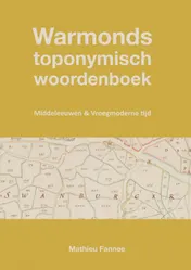 Omslag van Warmonds toponymisch woordenboek