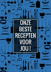 Omslag van Afscheid Collega, Juf, Meester - Recepten Invulboek / Receptenboek: Onze Beste Recepten Voor Jou!