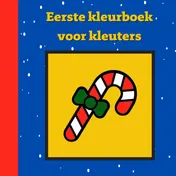Omslag van Eerste kleurboek voor kleuters :: Kerst