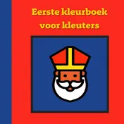 Omslag van Eerste kleurboek voor kleuters :: Sinterklaas