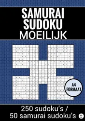 Omslag van Sudoku Moeilijk: Samurai Sudoku Puzzels - nr. 26