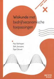Omslag van Wiskunde met bedrijfseconomische toepassingen
