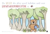 Omslag van De beer die alles weet behalve wat een lieveheersbeestje is