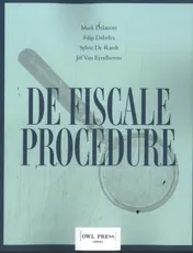 Omslag van De fiscale procedure