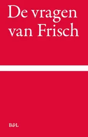 Omslag van De vragen van Frisch