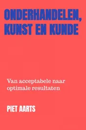 Omslag van Onderhandelen, Kunst en Kunde