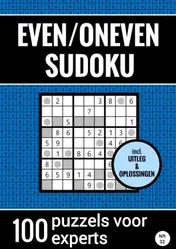 Omslag van Even/Oneven Sudoku - Nr. 32 - 100 Puzzels voor Experts