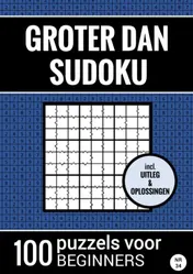 Omslag van Groter Dan Sudoku - 100 Puzzels voor Beginners - Nr. 34