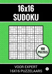 Omslag van 16x16 Sudoku - 100 Puzzels voor Expert 16x16 Puzzelaars - Nr. 39