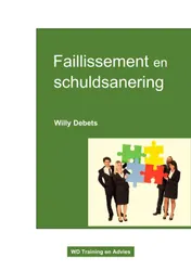 Omslag van Faillissement en schuldsanering