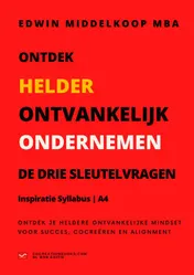 Omslag van Ontdek Helder Ontvankelijk Ondernemen | Syllabus