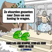 Omslag van Fabeltjes van Aesopus, stripjes voor groot en klein