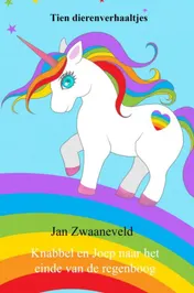 Omslag van Knabbel en Joep naar het einde van de regenboog