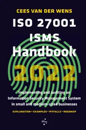 Omslag van ISO 27001 ISMS Handbook