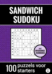 Omslag van Sandwich Sudoku - 100 Puzzels voor Starters - Inclusief Oplossingstechnieken - Nr. 48
