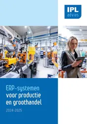 Omslag van ERP-systemen voor Productie en Groothandel 2024-2025