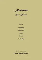 Omslag van Piano Nocturne: Composition Musical Score