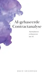 Omslag van AI-gebaseerde contractanalyse