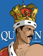 Omslag van Queen, de stripbiografie