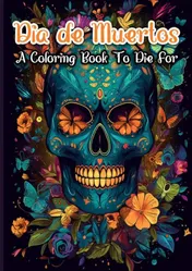 Omslag van Dia de Muertos coloring book