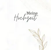 Omslag van Meine Hochzeit- Hochzeitsgästebuch Premium Hardcover 78 Seiten
