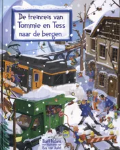Omslag van De treinreis van Tommie en Tess naar de bergen
