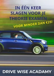 Omslag van In één keer slagen voor je theorie examen