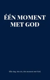 Omslag van één moment met God