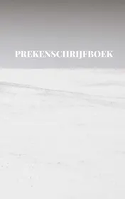 Omslag van Prekenschrijfboek - invulboek voor Mannen, Vrouwen en Jeugd