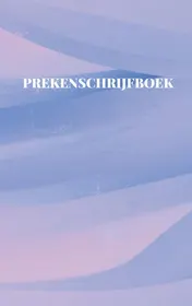 Omslag van Prekenschrijfboek - invulboek voor Mannen, Vrouwen en Jeugd