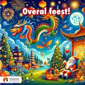 Omslag van Overal feest!
