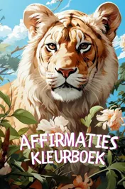 Omslag van Affirmaties Kleurboek voor Volwassenen, Meisjes en Kinderen: Een Gids naar Helpende gedachten