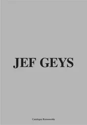 Omslag van Jef Geys. Catalogue Raisonnable