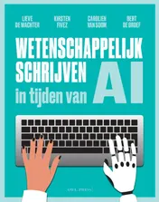 Omslag van Wetenschappelijk schrijven in tijden van AI